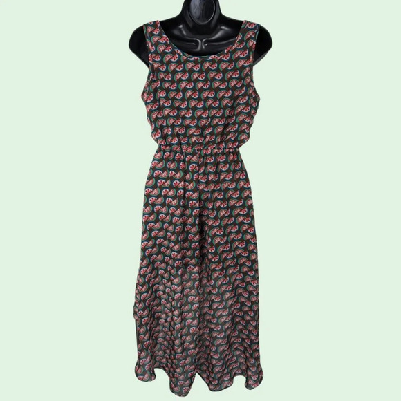 🍉Sleeveless Watermelon High-Low Dress - Picture 3 of 6